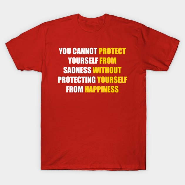 quote sad T-Shirt by Dexter